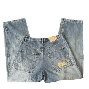 RARE HTF vintage Southpole embroidery baggy jeans